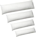 Premium Hollowfiber Filled Bolster Pillow Full Body Orthopedic Long Pillow for Side Sleeper, Back, Neck, Maternity Support Pregnancy Pillow - Image 2